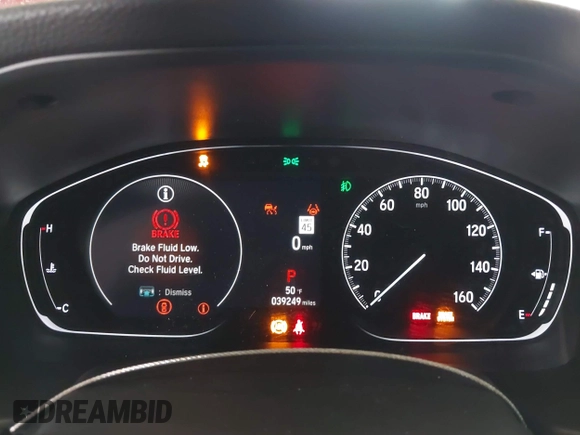 2021 Honda Accord Sport with VIN 1HGCV2F39MA033172, listed as a IAAI auction lot 41913871 with 39,249 mi miles and . Bid and sale history available at DreamBid. Image 7.