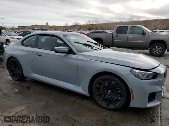 2024 BMW M2 with VIN 3MF13DM08R8D93985, listed as a Copart auction lot 85518864 with 16,109 mi miles and Salvage Title. Bid and sale history available at carsss.com. Image 4.