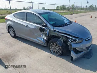 2015 Hyundai Elantra SE z VIN 5NPDH4AE8FH598295, wystawiony jako IAAI lot #42016527 z przebiegiem 119 958 mil mil oraz . Historia ofert i sprzedaży dostępna na DreamBid. Obrazek 1.