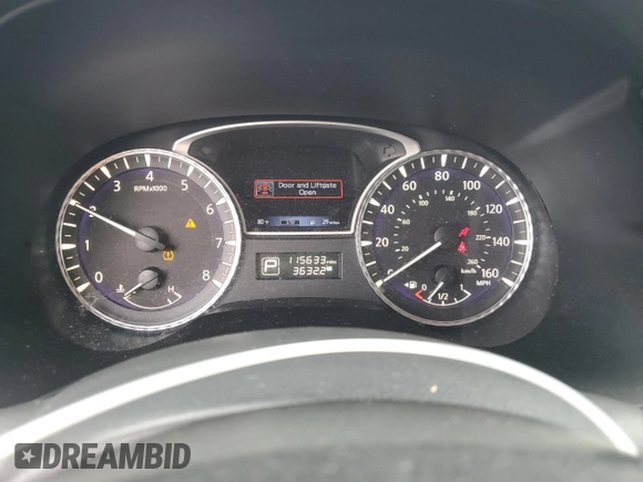 2015 Infiniti QX60 with VIN 5N1AL0MM5FC553884, listed as a Copart auction lot 57854135 with 115,633 mi miles and Clean title. Bid and sale history available at DreamBid. Image 9.