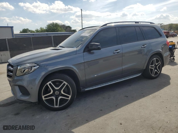 2017 Mercedes-Benz GLS with VIN 4JGDF7DE4HA930869, listed as a Copart auction lot 49128775 with 109,768 mi miles and Clean Title. Bid and sale history available at carsss.com. Image 1.