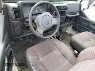 1997 Jeep Wrangler Sport with VIN 1J4FY19S9VP430180, listed as a Copart auction lot 50430055 with 0 mi miles and Salvage Title. Bid and sale history available at carsss.com. Image 8.