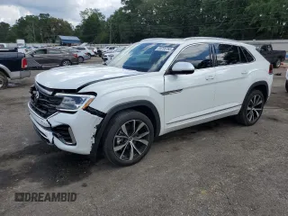 2024 Volkswagen Atlas SEL Premium R-Line z VIN 1V2FE2CA7RC230401, wystawiony jako Copart lot #59705765 z przebiegiem 22 125 mil mil oraz Szkoda całkowita • Salvage title. Historia ofert i sprzedaży dostępna na DreamBid. Obrazek 1.