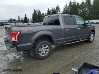 2015 Ford F-150 XLT w/HD Payload Pkg with VIN 1FTFW1EG0FFC08308, listed as a Copart auction lot 49697285 with 144,069 mi miles and Salvage Title. Bid and sale history available at carsss.com. Image 3.