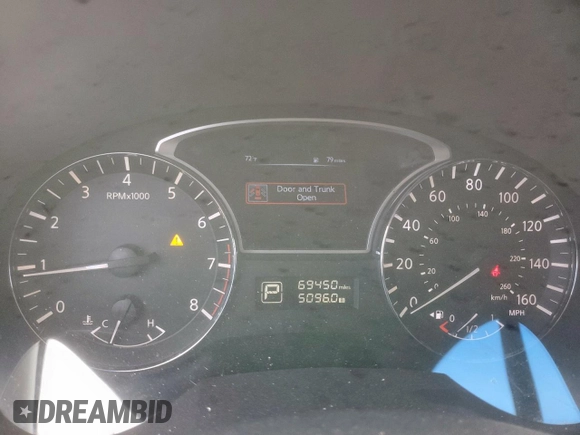 2015 Nissan Altima SV z VIN 1N4AL3AP9FC147973, wystawiony jako Copart lot #58270775 z przebiegiem 69 450 mil mil oraz Szkoda całkowita • Salvage title. Historia ofert i sprzedaży dostępna na DreamBid. Obrazek 9.