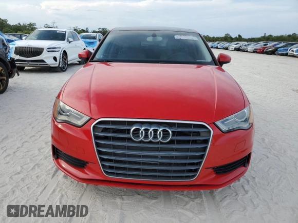 2015 Audi A3 Premium with VIN WAUACGFF6F1074961, listed as a Copart auction lot 57875045 with Not provided miles and Salvage title. Bid and sale history available at DreamBid. Image 5.
