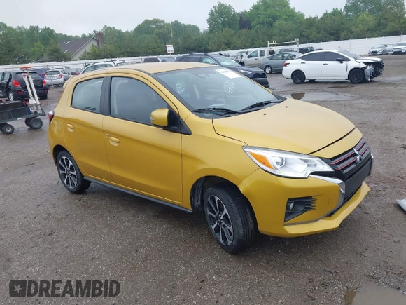2024 Mitsubishi Mirage Black Edition with VIN ML32AWHJ7RH003579, listed as a IAAI auction lot 42312871 with 25,160 mi miles and . Bid and sale history available at DreamBid. Image 1.