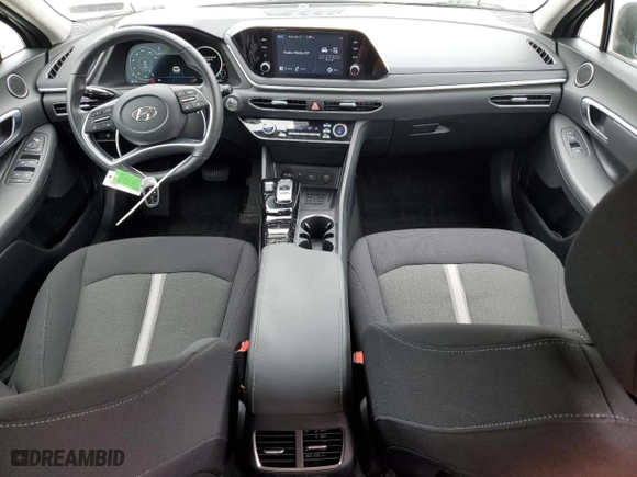 2022 Hyundai Sonata SEL with VIN KMHL14JA2NA209651, listed as a Copart auction lot 53976695 with 23,275 mi miles and Salvage Title. Bid and sale history available at carsss.com. Image 8.