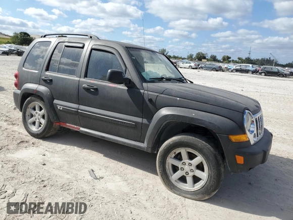 2005 Jeep Liberty Limited with VIN 1J4GK58K25W588171, listed as a Copart auction lot 83780414 with Not Provided miles and Salvage Title. Bid and sale history available at carsss.com. Image 4.