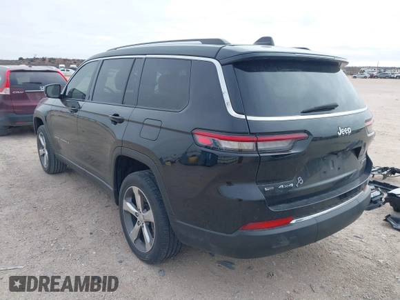 2021 Jeep Grand Cherokee Limited with VIN 1C4RJKBG6M8101450, listed as a IAAI auction lot 41593600 with 55,228 mi miles and . Bid and sale history available at DreamBid. Image 3.