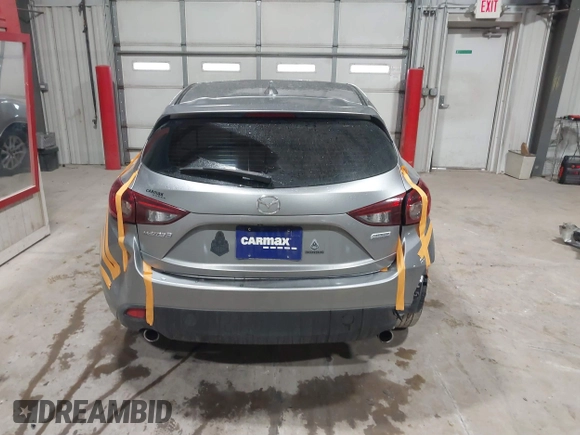 2015 Mazda 3 i Touring with VIN 3MZBM1L73FM214740, listed as a IAAI auction lot 41402534 with 83,436 mi miles and . Bid and sale history available at carsss.com. Image 17.