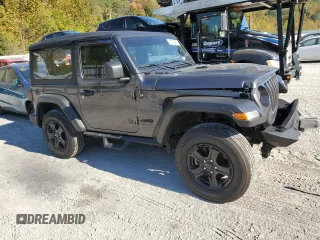 2022 Jeep Wrangler Sport with VIN 1C4HJXAG1NW227710, listed as a Copart auction lot 71744683 with 17,740 mi miles and . Bid and sale history available at DreamBid. Image 4.