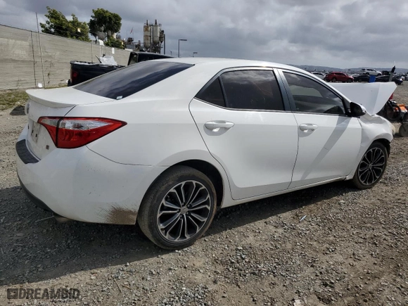 2016 Toyota Corolla L with VIN 5YFBURHE5GP544088, listed as a Copart auction lot 51595595 with 0 mi miles and Salvage Title. Bid and sale history available at carsss.com. Image 3.