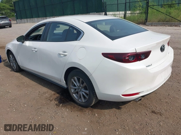 2019 Mazda 3 with VIN 3MZBPABL7KM114298, listed as a IAAI auction lot 42536800 with 53,598 mi miles and . Bid and sale history available at DreamBid. Image 3.
