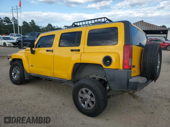 2007 Hummer H3 SUV with VIN 5GTDN13EX78147544, listed as a Copart auction lot 74287534 with 0 mi miles and Salvage Title. Bid and sale history available at carsss.com. Image 2.