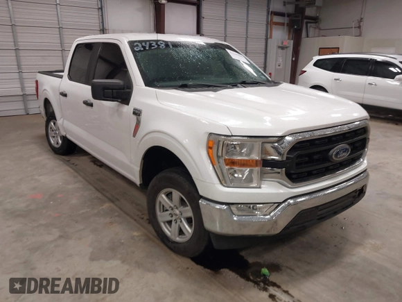 2021 Ford F-150 XL with VIN 1FTEW1C57MFA71572, listed as a IAAI auction lot 41549588 with 82,389 mi miles and . Bid and sale history available at carsss.com. Image 1.