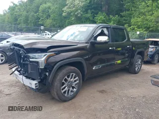 2024 Toyota Tundra 1794 Edition with VIN 5TFMA5DB5RX145336, listed as a IAAI auction lot 42203766 with 16,781 mi miles and . Bid and sale history available at DreamBid. Image 17.