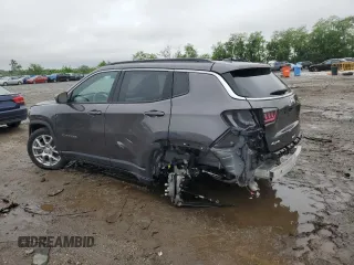 2023 Jeep Compass Latitude Lux с VIN 3C4NJDFN7PT544666, выставлен на аукционе Copart как лот 56921905 с пробегом 12 022 миль миль и Списание • Salvage title. История ставок и продаж доступна на DreamBid. Изображение 2.