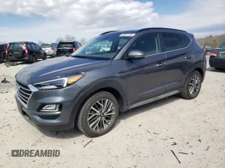2019 Hyundai Tucson Ultimate with VIN KM8J3CAL3KU974312, listed as a Copart auction lot 50987165 with 27,746 mi miles and Salvage Title. Bid and sale history available at carsss.com. Image 1.