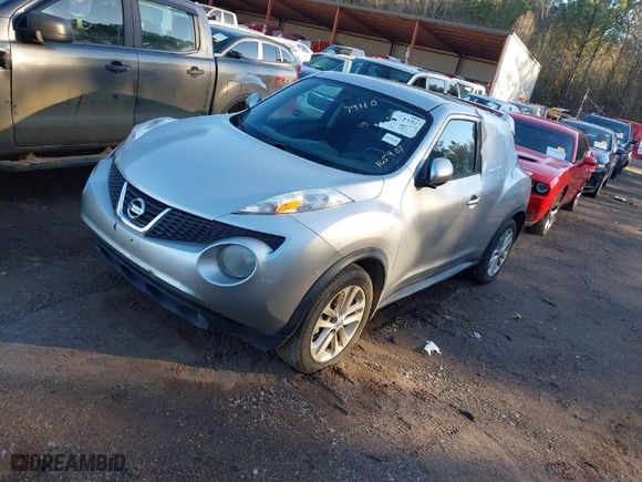 2012 Nissan Juke SL with VIN JN8AF5MR3CT105907, listed as a IAAI auction lot 41379110 with 218,874 mi miles. Bid and sale history available at carsss.com. Image 2.