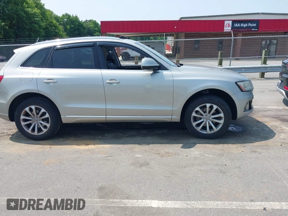 2013 Audi Q5 Premium with VIN WA1CFAFP7DA057277, listed as a IAAI auction lot 42411345 with 119,326 mi miles and . Bid and sale history available at DreamBid. Image 13.