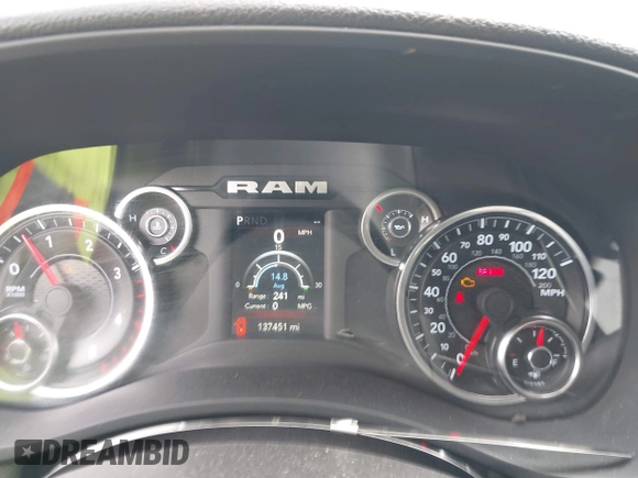 2019 Ram 2500 Tradesman with VIN 3C6UR5HL9KG641236, listed as a IAAI auction lot 41888989 with 137,451 mi miles. Bid and sale history available at carsss.com. Image 7.