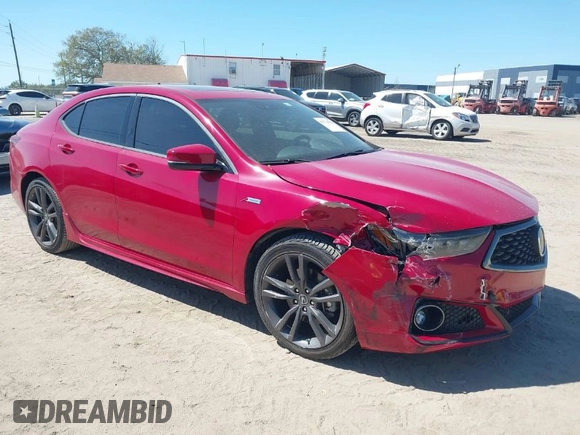 2018 Acura TLX w/A-SPEC Pkg with VIN 19UUB2F67JA007933, listed as a IAAI auction lot 41774816 with 68,823 mi miles. Bid and sale history available at carsss.com. Image 1.