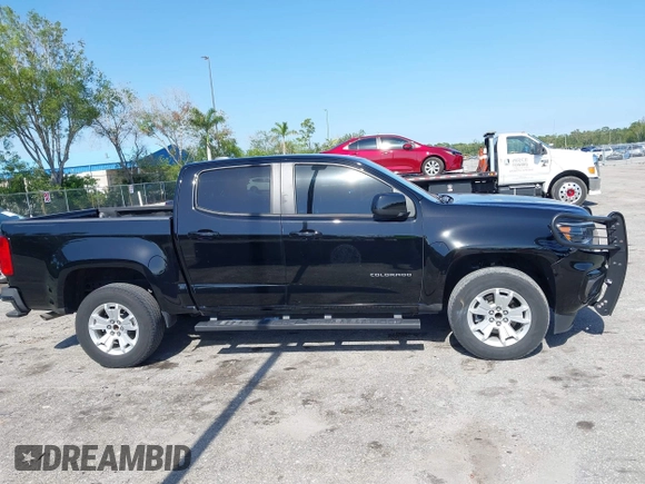 2021 Chevrolet Colorado 2WD LT with VIN 1GCGSCEN1M1131727, listed as a IAAI auction lot 42181484 with 54,764 mi miles and . Bid and sale history available at DreamBid. Image 13.