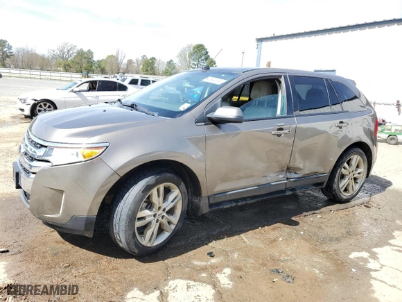 2012 Ford Edge SEL with VIN 2FMDK3J93CBA56460, listed as a Copart auction lot 48844195 with 207,814 mi miles and Salvage Title. Bid and sale history available at carsss.com. Image 1.