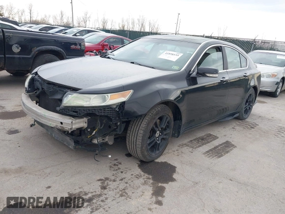 2010 Acura TL Tech with VIN 19UUA8F57AA002874, listed as a IAAI auction lot 41898535 with 185,566 mi miles. Bid and sale history available at carsss.com. Image 2.