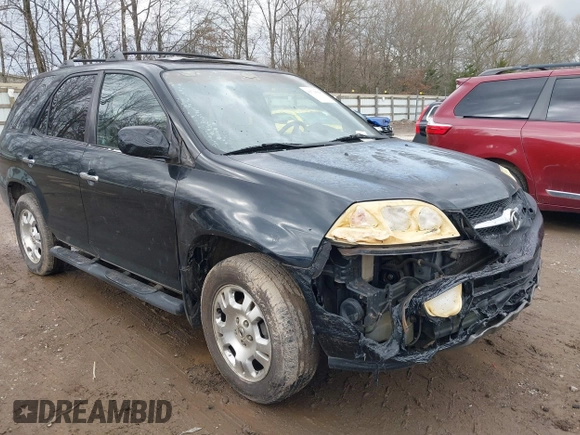2001 Acura MDX with VIN 2HNYD18261H512842, listed as a IAAI auction lot 41730568 with 1 mi miles. Bid and sale history available at carsss.com. Image 1.