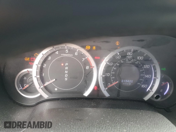 2013 Acura TSX with VIN JH4CU2F41DC001684, listed as a Copart auction lot 59955785 with 213,422 mi miles and Salvage title. Bid and sale history available at DreamBid. Image 9.