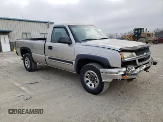 2006 Chevrolet Silverado 1500 Work Truck with VIN 3GCEK14Z66G240043, listed as a Copart auction lot 48741695 with 205,894 mi miles and Salvage Title. Bid and sale history available at carsss.com. Image 4.