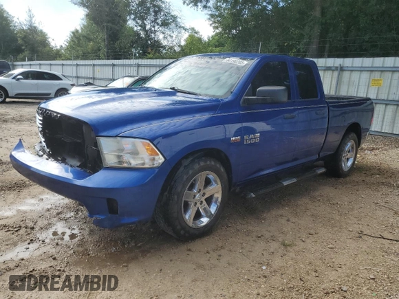 2014 Ram 1500 Express with VIN 1C6RR6FT6ES243364, listed as a Copart auction lot 64190265 with 214,257 mi miles and Salvage title. Bid and sale history available at DreamBid. Image 1.