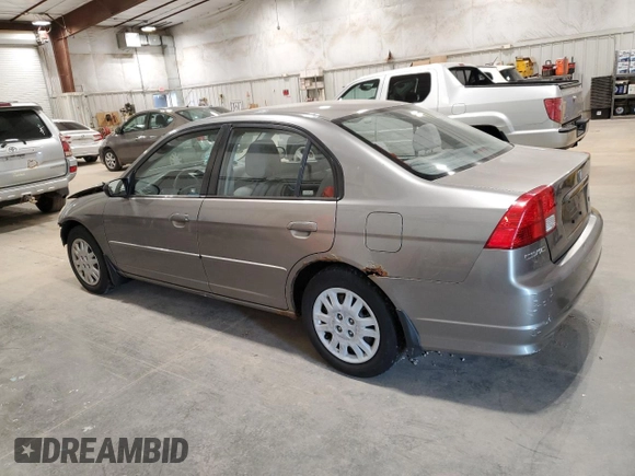 2005 Honda Civic LX z VIN JHMES16535S003882, wystawiony jako Copart lot #55854725 z przebiegiem 245 588 mil mil oraz Nie do naprawy • Non repairable. Historia ofert i sprzedaży dostępna na DreamBid. Obrazek 2.