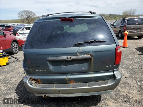 2005 Chrysler Town & Country LX with VIN 2C4GP44R95R278497, listed as a Copart auction lot 54736385 with 267,987 mi miles and Non Repairable. Bid and sale history available at DreamBid. Image 6.