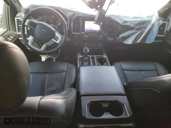 2020 Ford F-150 XL with VIN 1FTEW1EP8LFC37997, listed as a Copart auction lot 48428215 with 123,671 mi miles and Salvage Title. Bid and sale history available at carsss.com. Image 8.