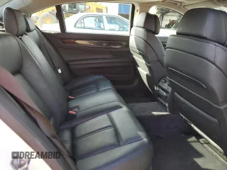 2011 BMW 7 Series 740Li with VIN WBAKB4C58BC573888, listed as a Copart auction lot 78736874 with 76,832 mi miles and Salvage Title. Bid and sale history available at DreamBid. Image 10.