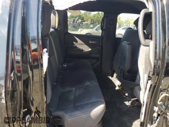 2023 Nissan Frontier SV with VIN 1N6ED1EJ7PN630402, listed as a Copart auction lot 57339595 with 35,876 mi miles and Salvage title. Bid and sale history available at DreamBid. Image 10.