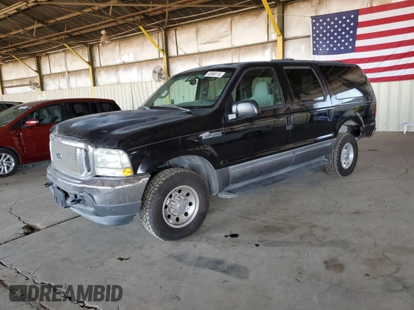 2002 Ford Excursion Special Serv with VIN 1FMNU40L72EA97811, listed as a Copart auction lot 53998115 with 190,515 mi miles and Salvage Title. Bid and sale history available at DreamBid. Image 1.