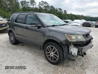 2016 Ford Explorer Sport with VIN 1FM5K8GT2GGB71716, listed as a Copart auction lot 52124215 with 112,302 mi miles and Salvage Title. Bid and sale history available at carsss.com. Image 4.