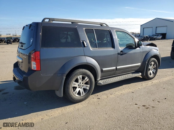 2011 Nissan Pathfinder Silver with VIN 5N1AR1NB5BC600102, listed as a Copart auction lot 42105245 with 122,546 mi miles and Salvage Title. Bid and sale history available at carsss.com. Image 3.