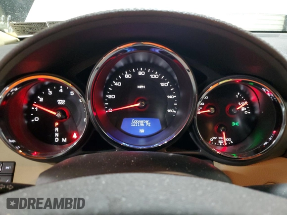 2012 Cadillac CTS Premium with VIN 1G6DS5E35C0120346, listed as a Copart auction lot 43354535 with 121,196 mi miles and Salvage Title. Bid and sale history available at DreamBid. Image 9.