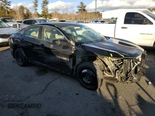 2017 Honda Civic Sedan LX with VIN 19XFC2F50HE223304, listed as a Copart auction lot 43347305 with 82,169 mi miles and Salvage Title. Bid and sale history available at carsss.com. Image 4.