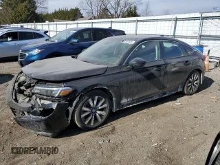2023 Honda Civic EX-L z VIN 19XFL1H76PE014348, wystawiony jako Copart lot #46292045 z przebiegiem 21 867 mil mil oraz Szkoda całkowita • Salvage title. Historia ofert i sprzedaży dostępna na DreamBid. Obrazek 1.