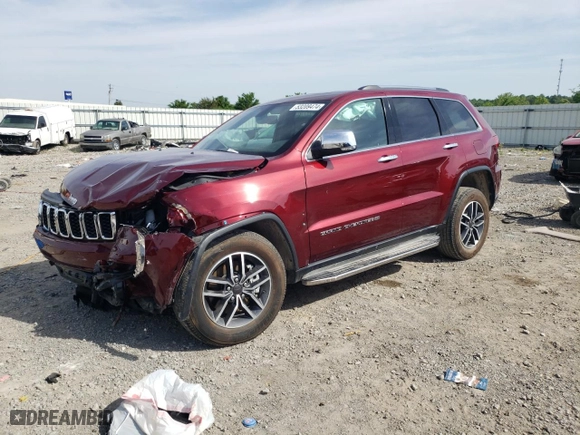 2022 Jeep Grand Cherokee WK Limited with VIN 1C4RJFBG7NC167009, listed as a Copart auction lot 53209474 with 16,218 mi miles and Salvage Title. Bid and sale history available at carsss.com. Image 1.