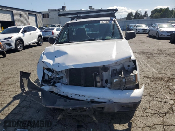 2012 Chevrolet Colorado Work Truck with VIN 1GCCSBF9XC8145058, listed as a Copart auction lot 57133065 with 261,719 mi miles and Salvage title. Bid and sale history available at DreamBid. Image 5.