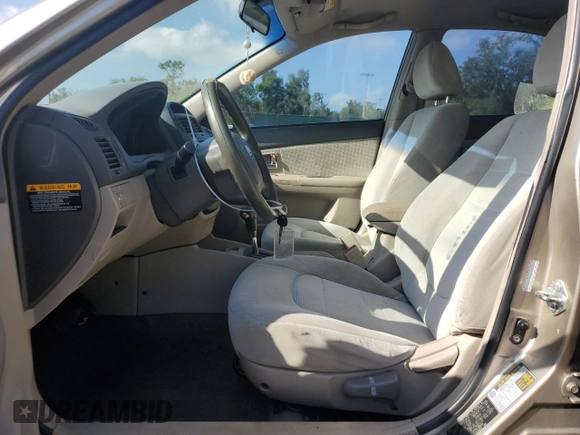 2007 Kia Spectra EX with VIN KNAFE121375478544, listed as a Copart auction lot 51572015 with 200,203 mi miles and Salvage Title. Bid and sale history available at carsss.com. Image 7.
