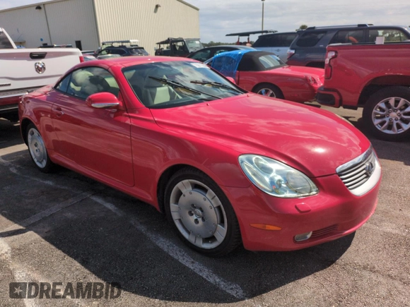 2002 Lexus SC with VIN JTHFN48Y420031783, listed as a Copart auction lot 75011304 with Not Provided miles and Salvage Title. Bid and sale history available at carsss.com. Image 4.