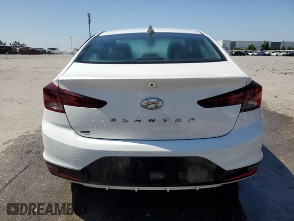 2020 Hyundai Elantra SEL with VIN 5NPD84LF7LH574989, listed as a Copart auction lot 52553915 with 81,836 mi miles and Non Repairable. Bid and sale history available at DreamBid. Image 6.